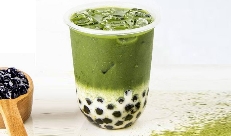 Cách làm trà sữa matcha trân châu đường đen