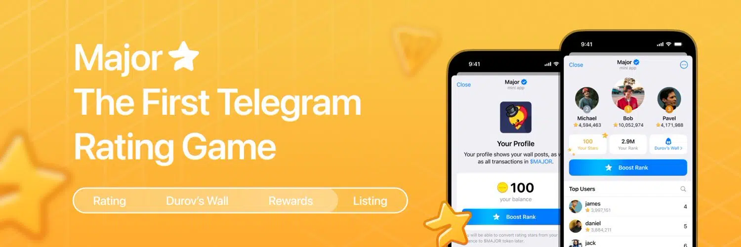 Major là gì? Hướng dẫn cách săn airdrop Major miễn phí trên Telegram